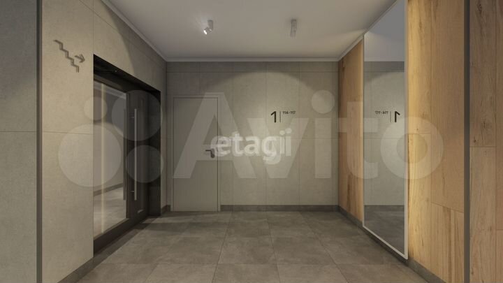 Квартира-студия, 43,2 м², 1/4 эт.