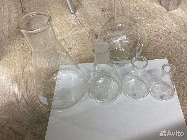 Мерные колбы (50мл, 100 мл,250 мл 1000 мл)