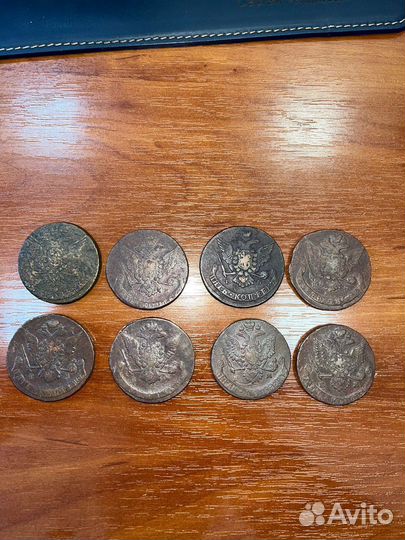 5 копеек Екатерины в асс.(пятак Екатерины)