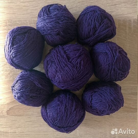 Комплект пряжи б/у для творчества