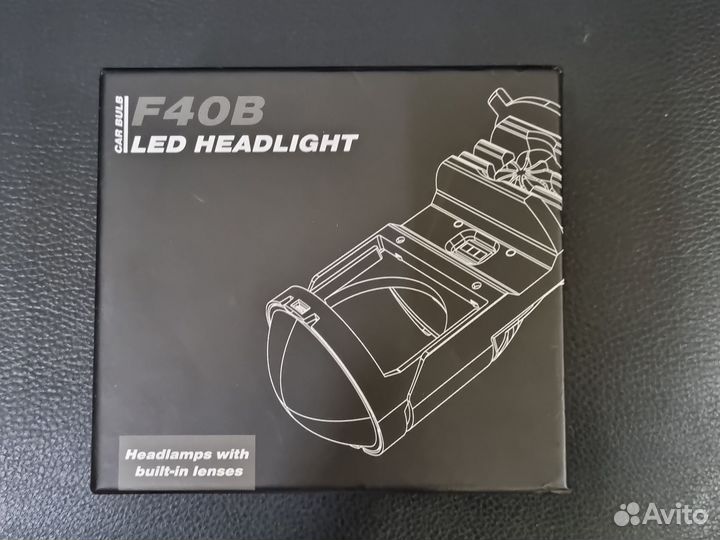 Led лампа h4 с линзой F40B