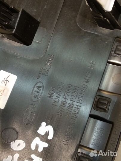 Накладка декоративная в торпеду правая