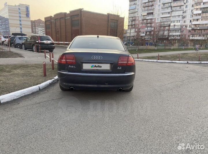 Audi A8 4.2 AT, 2007, 279 000 км