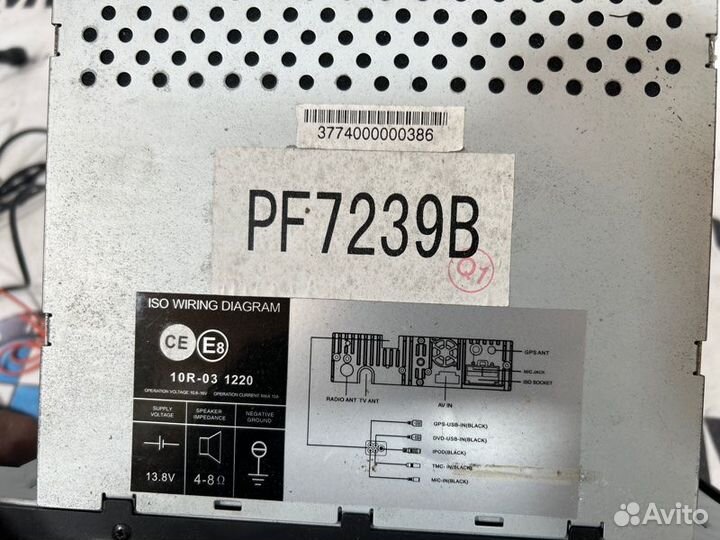 Магнитола Bmw X5 E53 рест N62B44 2005