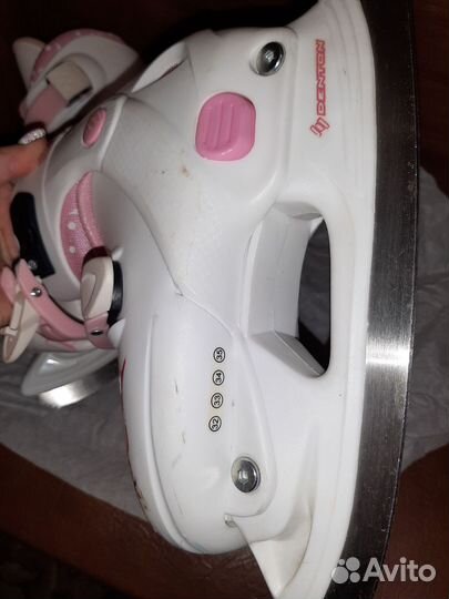 Коньки детские раздвижные 32-35