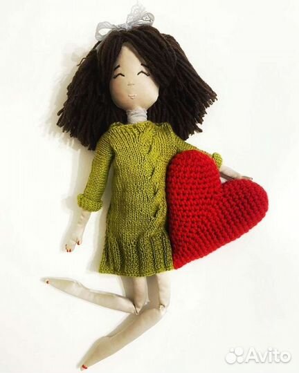 Текстильная кукла ручной работы