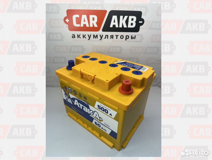Аккумулятор автомобильный 6ст - 60 Атака
