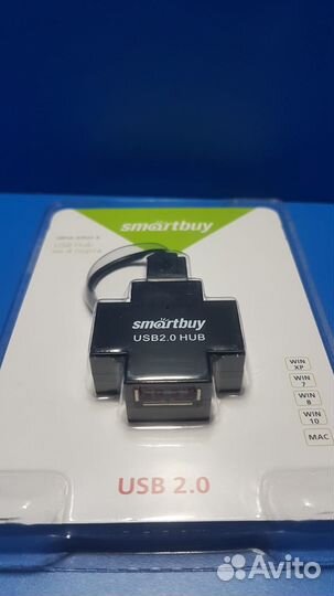 USB Hub SmartBuy (sbha-6900) 4 порта, черный