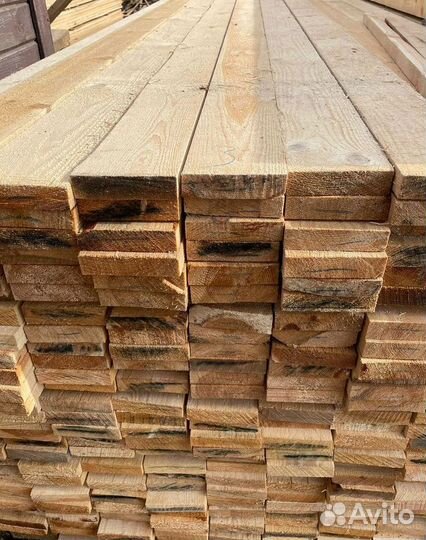 Доска обрезная 40х200х6000мм от производителя