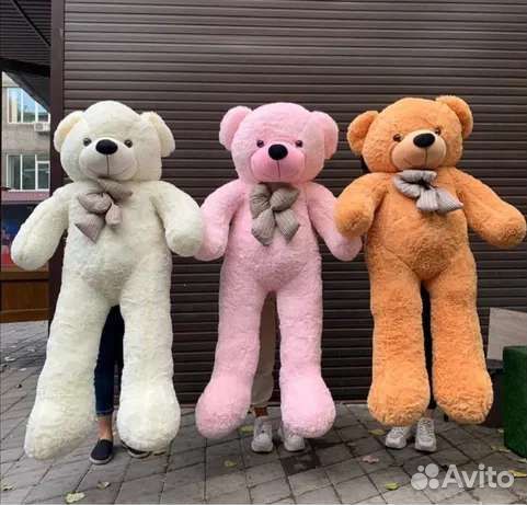 Большие плюшевые медведи