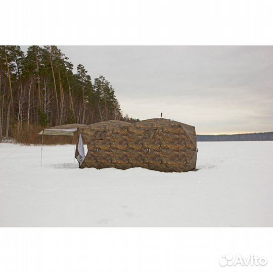 Палатка Берег зимняя куб. 4.40 Двухслойная