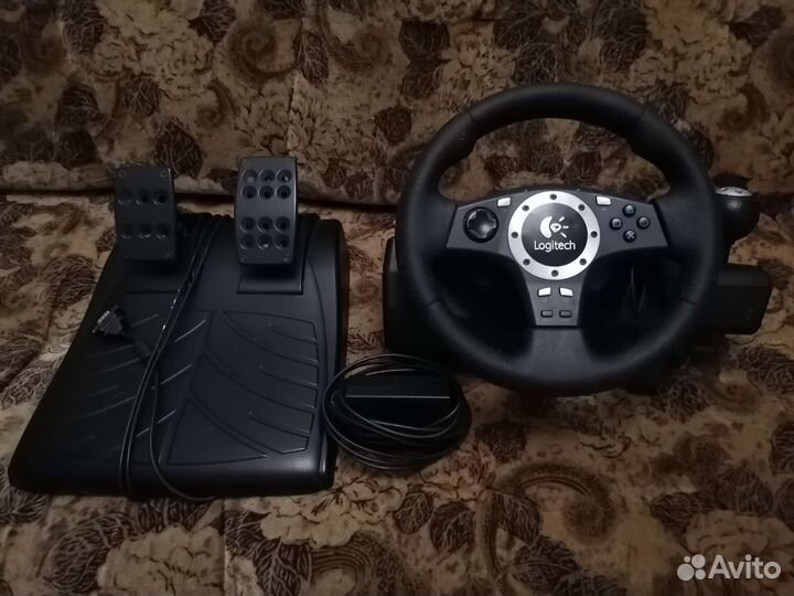 Игровой руль logitech driving force pro