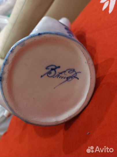 Кувшин гжель СССР авторская.высота 23 см