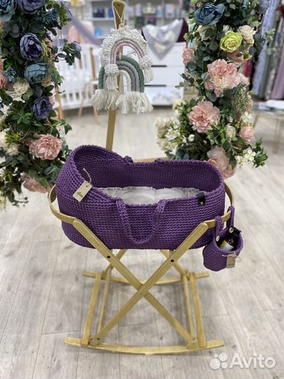 Подставка качалка детская для люльки складывается