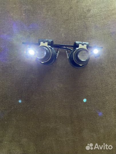 Очки лупа с подсветкой