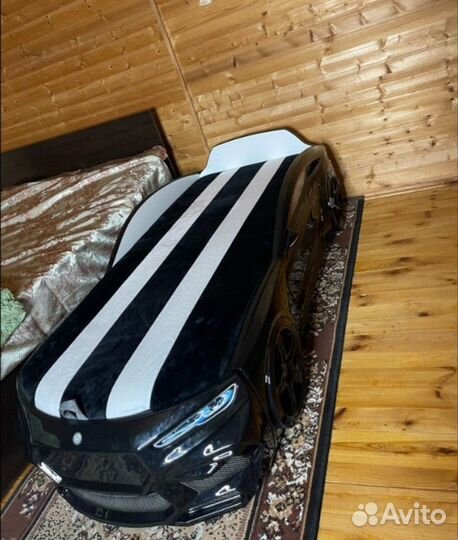 Кровать машина с матрасом