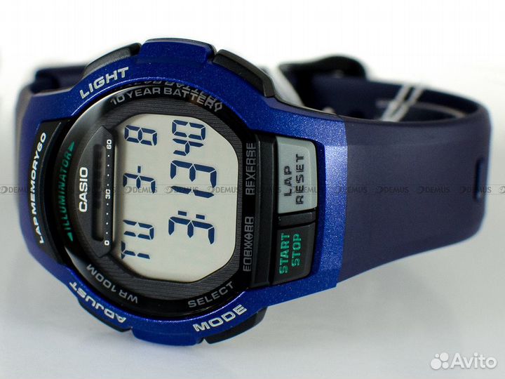 Часы casio WS-1000H-2avef(wr 10bar,засечки кругов)