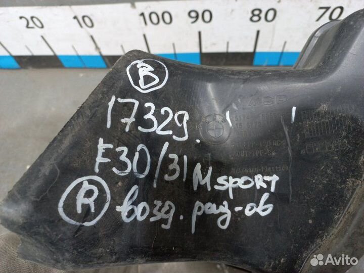 Воздуховод радиатора правый Bmw 3-Series F30