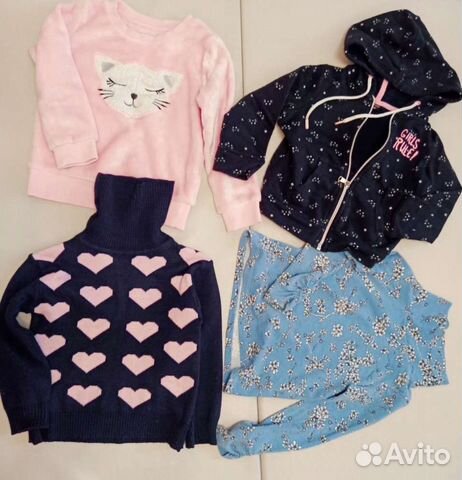 Вещи пакетом на девочку, 104-110