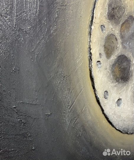 Интерьерная картина на холсте акрил луна