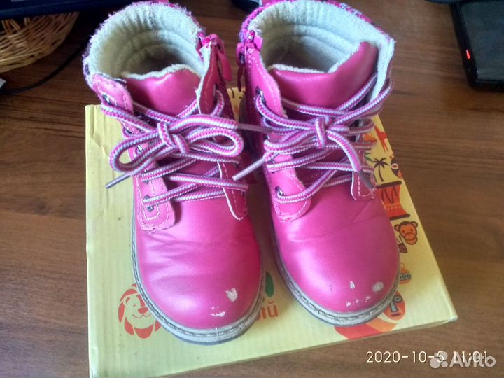 Ботинки на девочку весна-осень