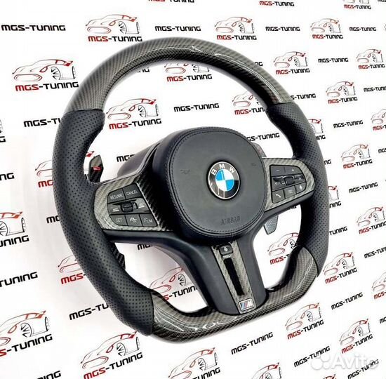 Руль + подушка BMW X3 G01 стиль M карбон X3M
