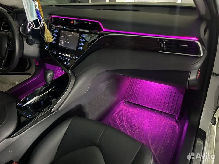 Камри подсветка салона на керамике