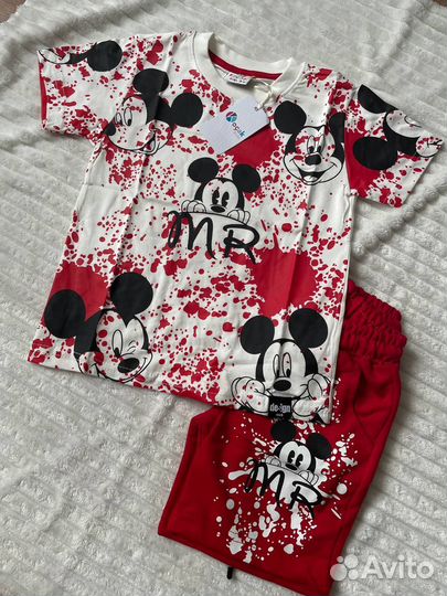 Костюм шорты и футболка