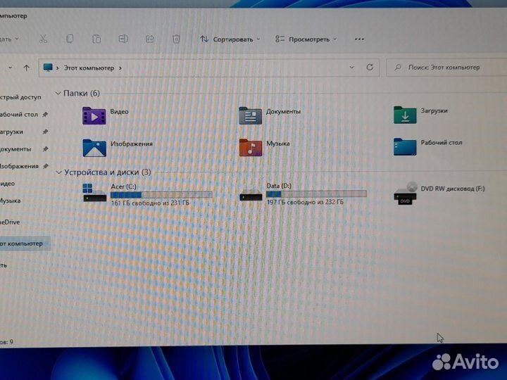 Моноблок Acer ZC-700.Windows11
