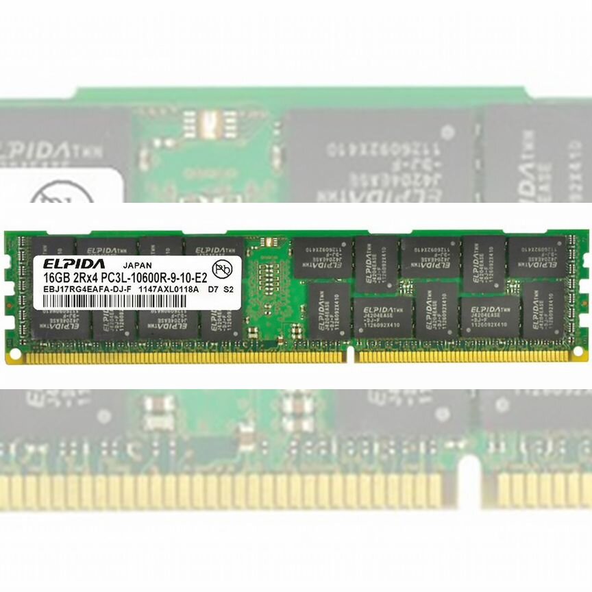 [EBJ17RG4EAFA-DJ-F] Оперативная Память Elpida 16gb Ebj17rg4eafa-Dj-F