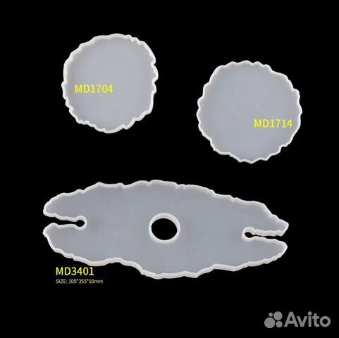 Комплект силиконовых молдов