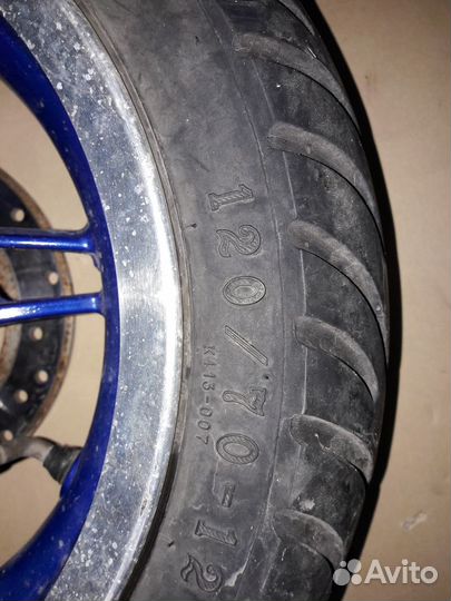 Колесо переднее на скутер Стелс Тактик