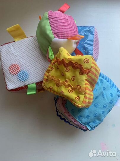 Кубики мягкие развивающие