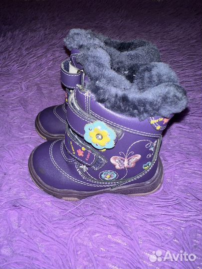 Ботинки на девочку 21 размер
