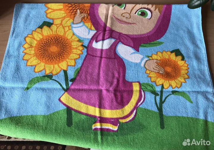 Постельное и полотенце «Маша и медведь»