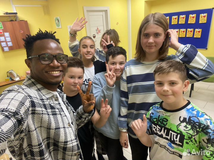 Преподаватель английского языка с носителем языка