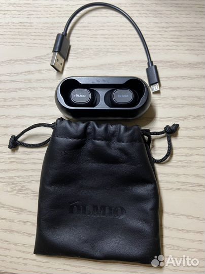 Наушники беспроводные bluetooth olmio TWS - 02