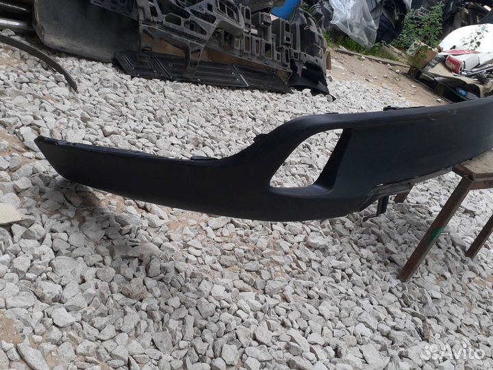 Toyota Highlander 3 юбка заднего бампера