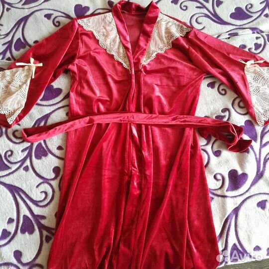 Пеньюар с халатом