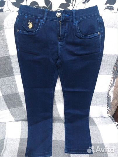 Джинсы на девочку 7-8лет