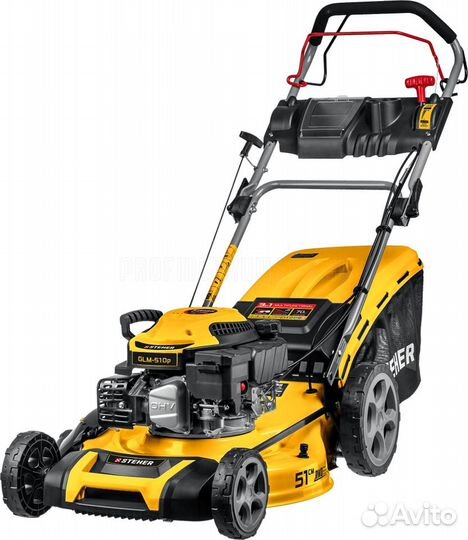 Самоходная газонокосилка бензиновая steher GLM-510