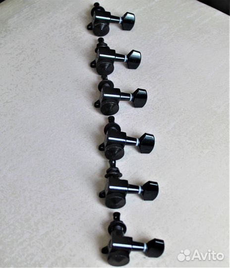 Колки локовые чёрные Новые 6 в ряд