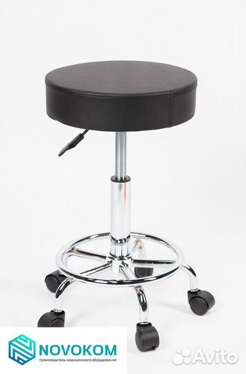 Табурет лабораторный нс-8004 (чёрный)