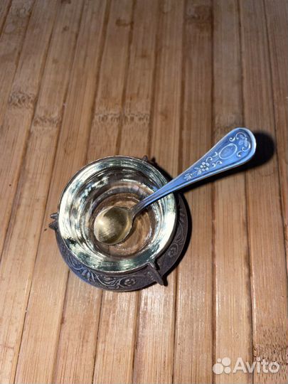 Солонка мельхиор СССР