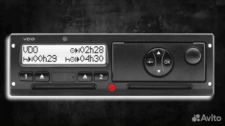 Тахограф VDO 3283 с блоком скзи.Под ключ