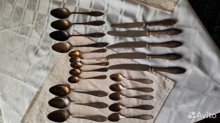 Ложка вилка нож СССР