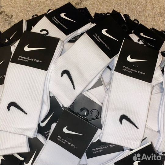 Носки nike белые