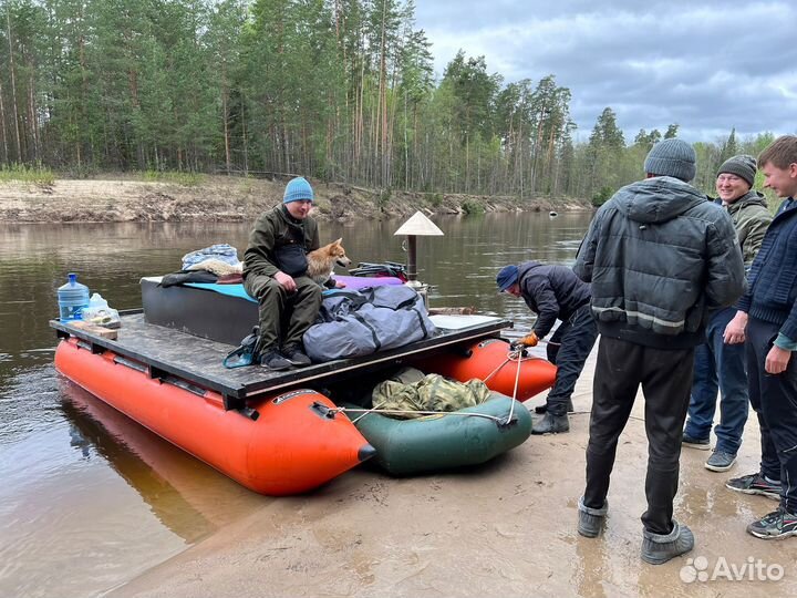 Катамаран плот