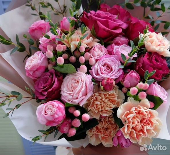 Шикарный букет цветов для любимой