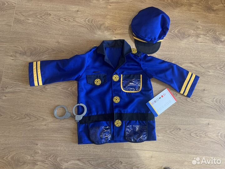 Melissa&Doug Детский костюм полицейского